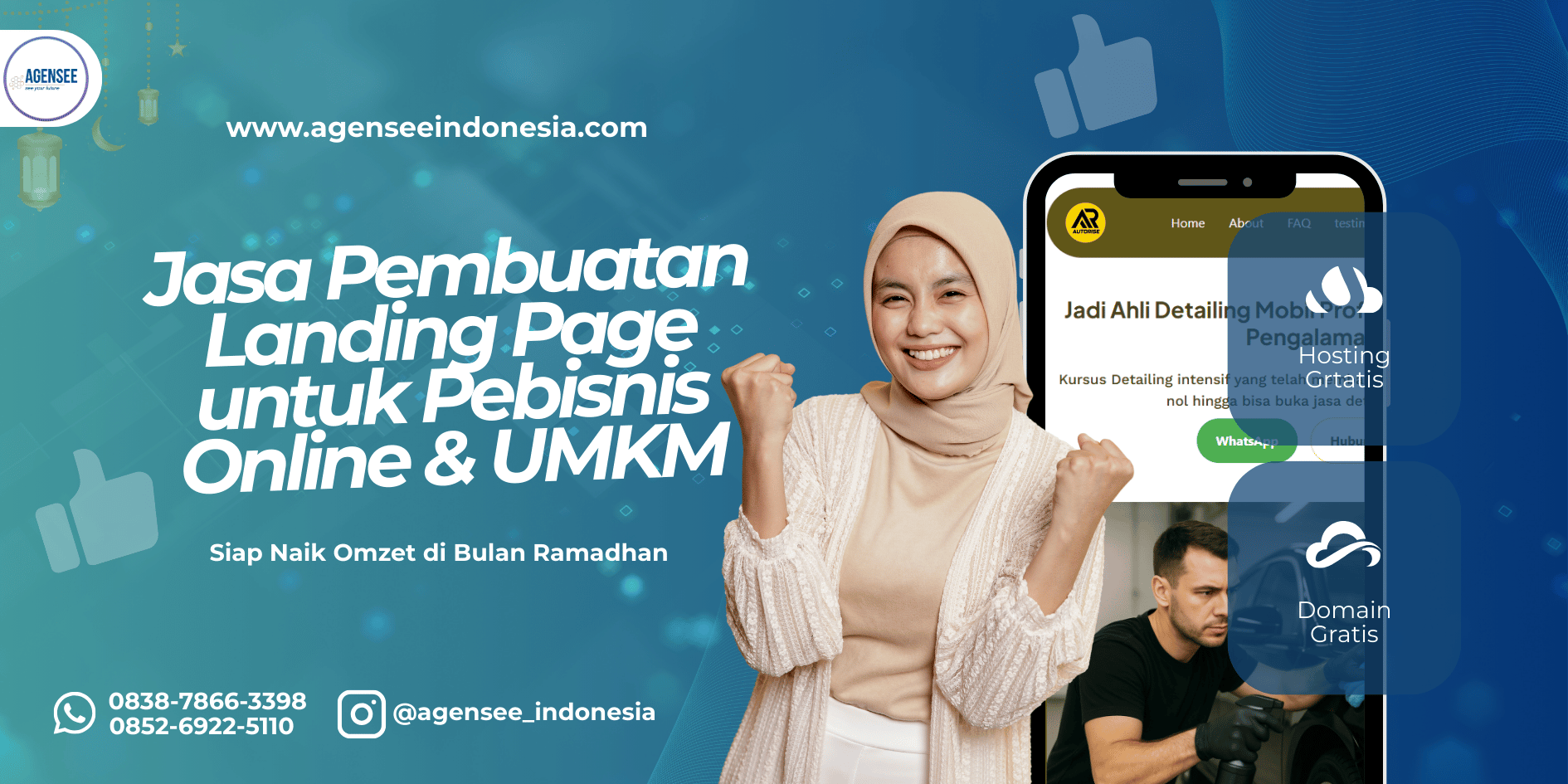 Jasa Pembuatan Landing Page Siap Naik Omzet di Bulan Ramadhan untuk Pebisnis Online & UMKM di Pasuruan
